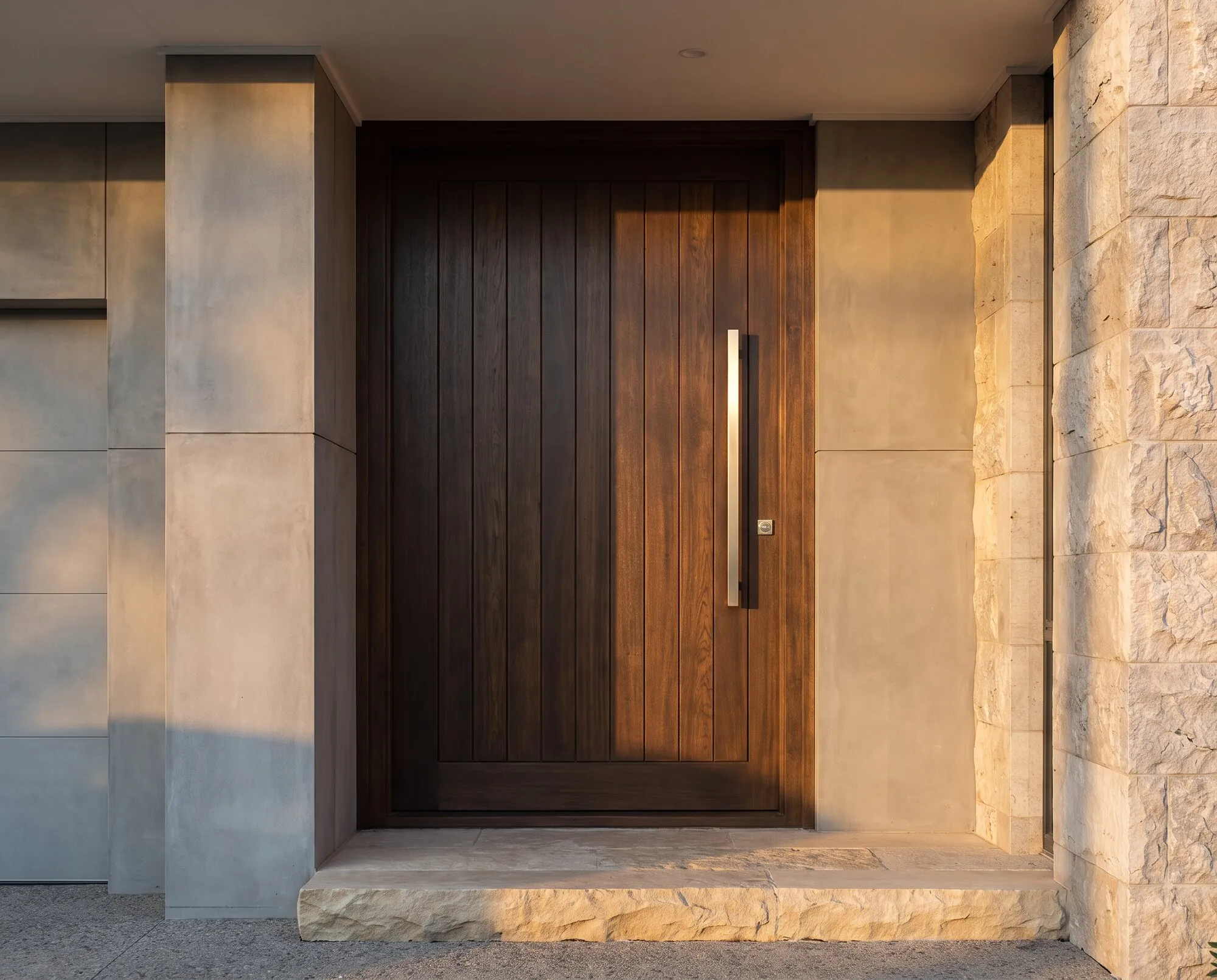 Timber entrance door