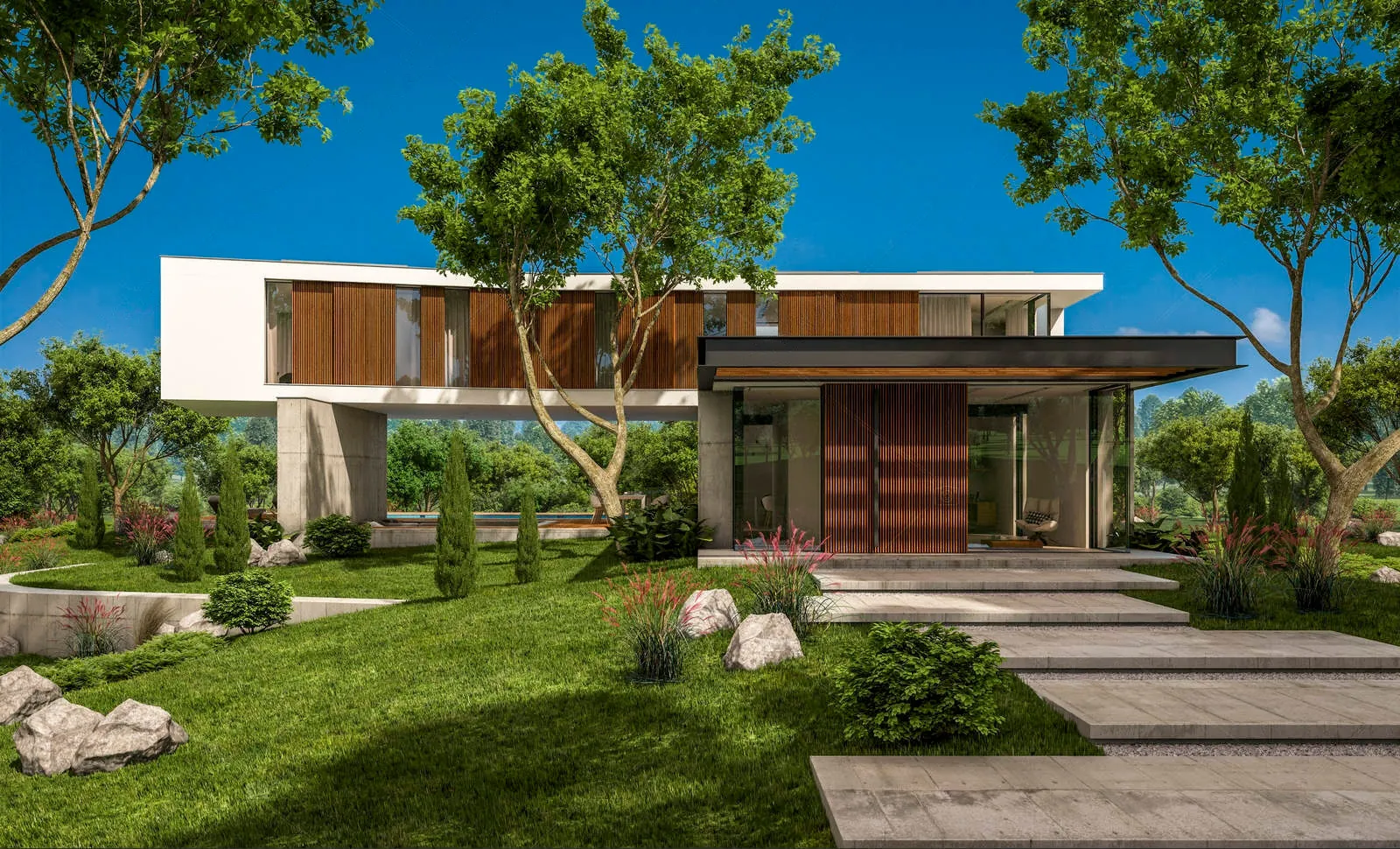 בית נופש בפדולאס, finished exterior
